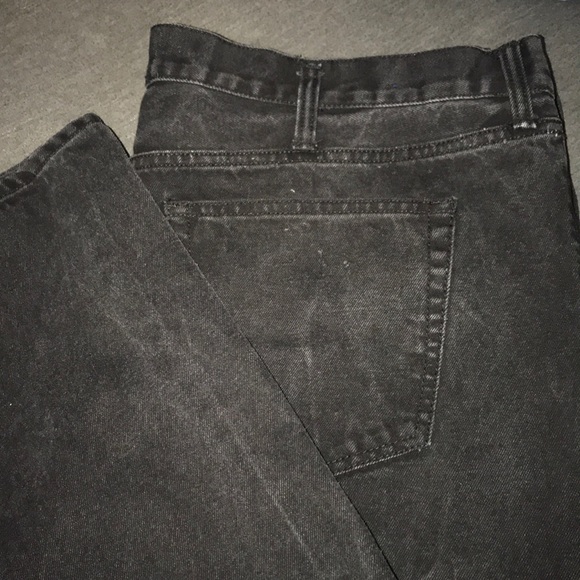 Black faded jeans men’s - Picture 2 of 4
